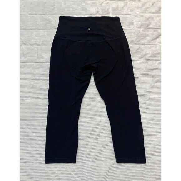 black lululemon leggings size 10 - Picture 3 of 4